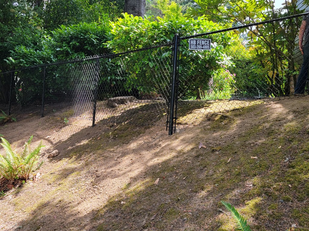 Black chain-link fences are a great choice for homeowners who want to cut down on maintenance. Black chain-link is not prone to mold, mildew and algae, but when they get dirty, they can be easily cleaned with a pressure washer or mild soap and water.
